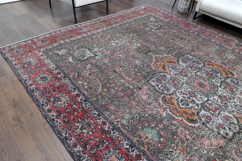 Handmade Persian Large Vintage Rug