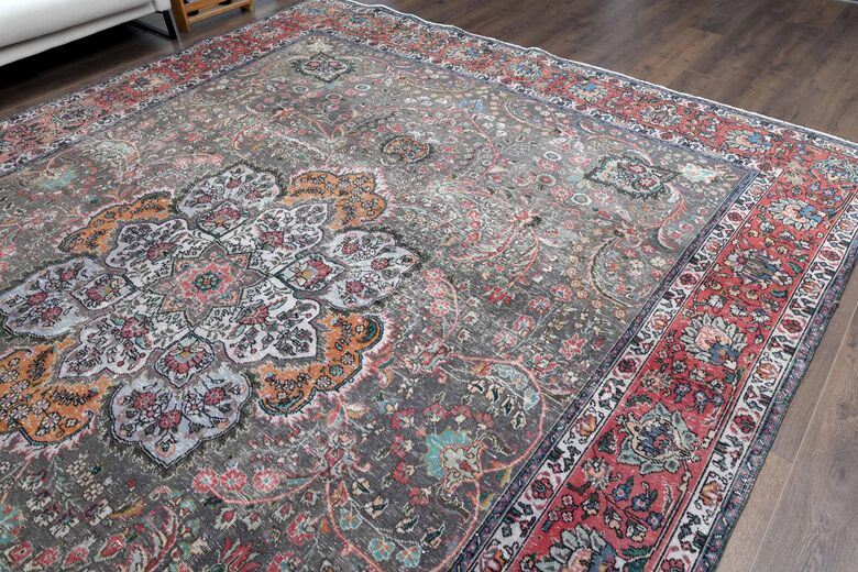Handmade Persian Large Vintage Rug