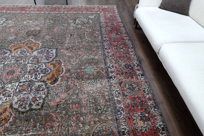 Handmade Persian Large Vintage Rug