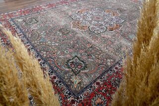 Handmade Persian Large Vintage Rug - Thumbnail