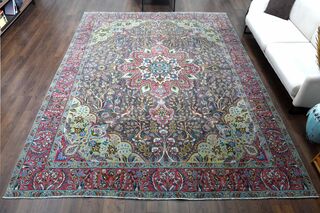 Handmade Persian Vintage Rug - Thumbnail