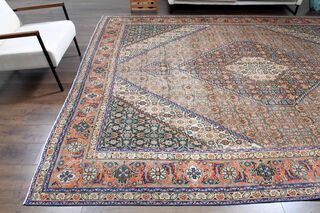 Handmade Persian Vintage Rug - Thumbnail
