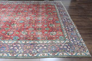 Handmade Persian Vintage Rug - Thumbnail