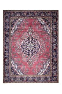 Handmade Persian Vintage Rug - Thumbnail