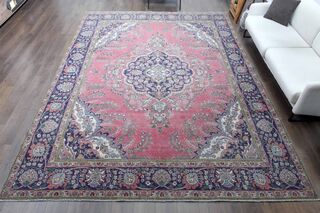 Handmade Persian Vintage Rug - Thumbnail