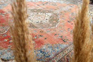 Handmade Persian Vintage Rug - Thumbnail