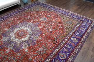 Handmade Persian Vintage Rug - Thumbnail