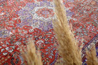 Handmade Persian Vintage Rug - Thumbnail