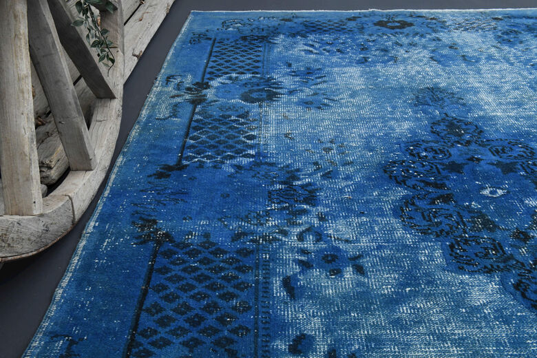 Handmade Vintage Area Anatolian Rug
