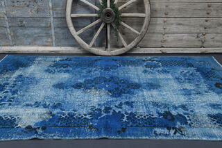 Handmade Vintage Area Anatolian Rug - Thumbnail