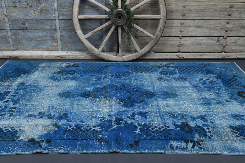Handmade Vintage Area Anatolian Rug