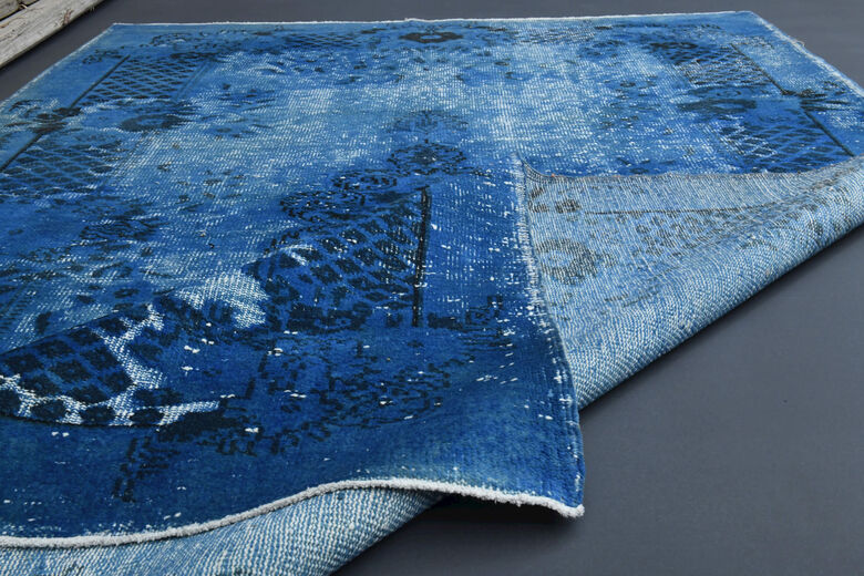 Handmade Vintage Area Anatolian Rug