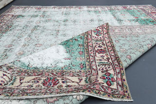 Distressed Vintage Area Rug - Thumbnail