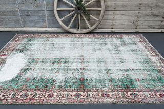 Distressed Vintage Area Rug - Thumbnail