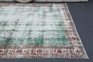 Distressed Vintage Area Rug - Thumbnail