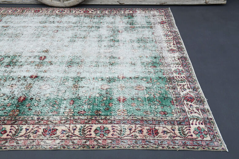 Distressed Vintage Area Rug