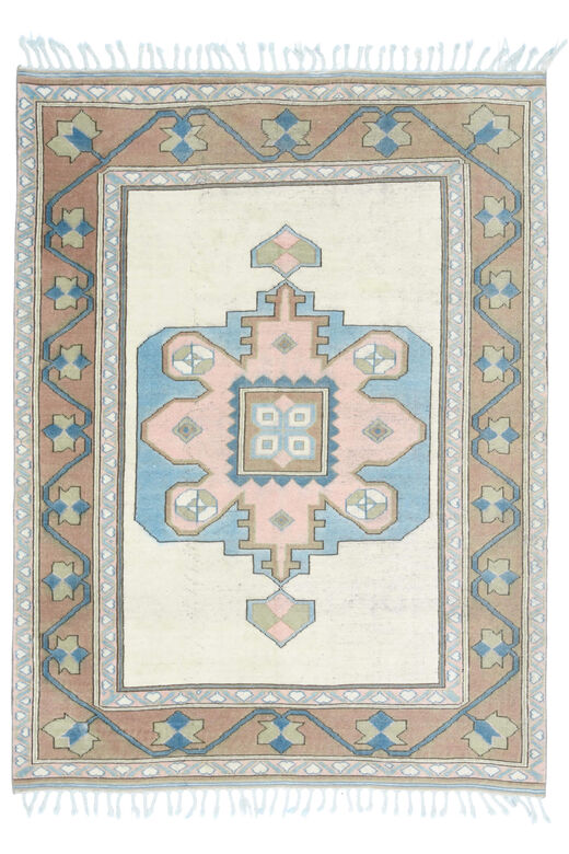 Tasseled Handmade Vintage Area Rug