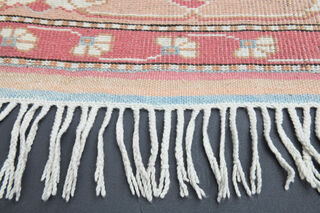 Tasseled Handmade Vintage Area Rug - Thumbnail