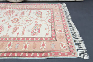 Tasseled Handmade Vintage Area Rug - Thumbnail