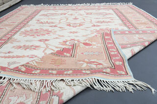 Tasseled Handmade Vintage Area Rug - Thumbnail