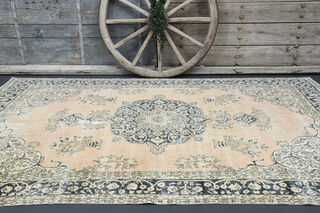 Handmade Vintage Area Rug - Thumbnail