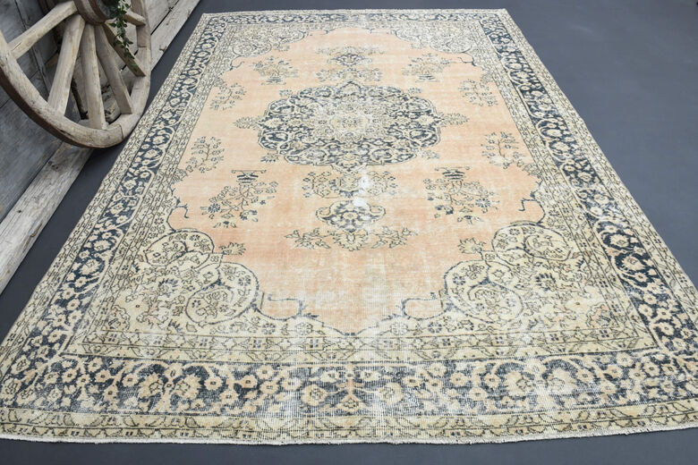 Handmade Vintage Anatolian Area Rug