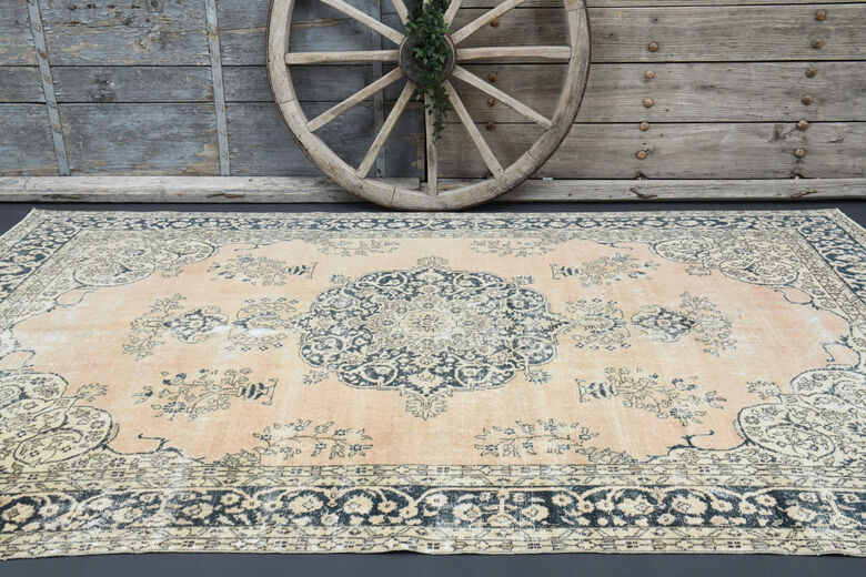 Handmade Vintage Anatolian Area Rug