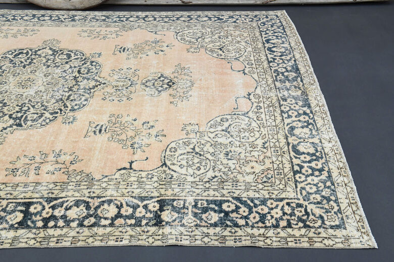 Handmade Vintage Anatolian Area Rug