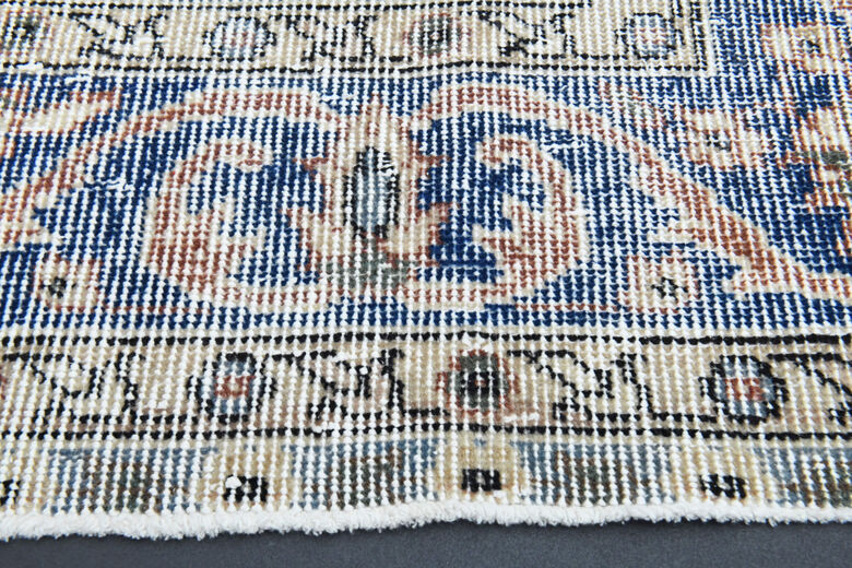 Distressed Antique Area Rug