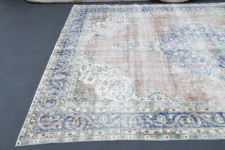 Distressed Antique Area Rug - Thumbnail