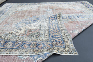 Distressed Antique Area Rug - Thumbnail