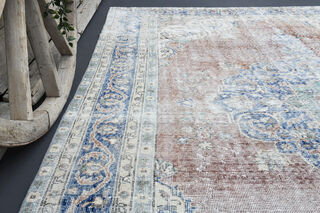 Distressed Antique Area Rug - Thumbnail