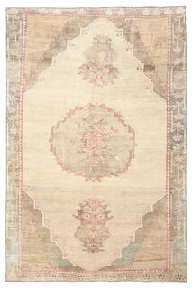 Handwoven Oushak Vintage Area Rug - Thumbnail