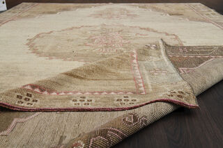 Handwoven Oushak Vintage Area Rug - Thumbnail