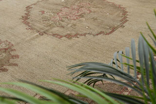 Handwoven Oushak Vintage Area Rug - Thumbnail