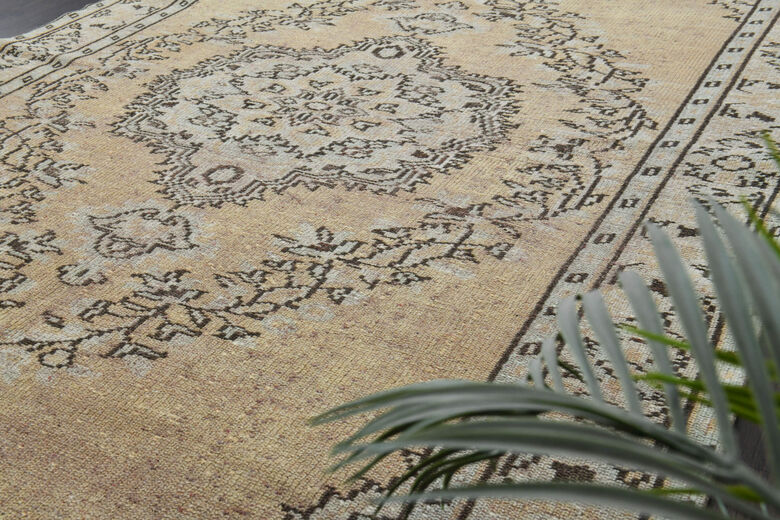 Handmade Anatolian Oriental Vintage Area Rug