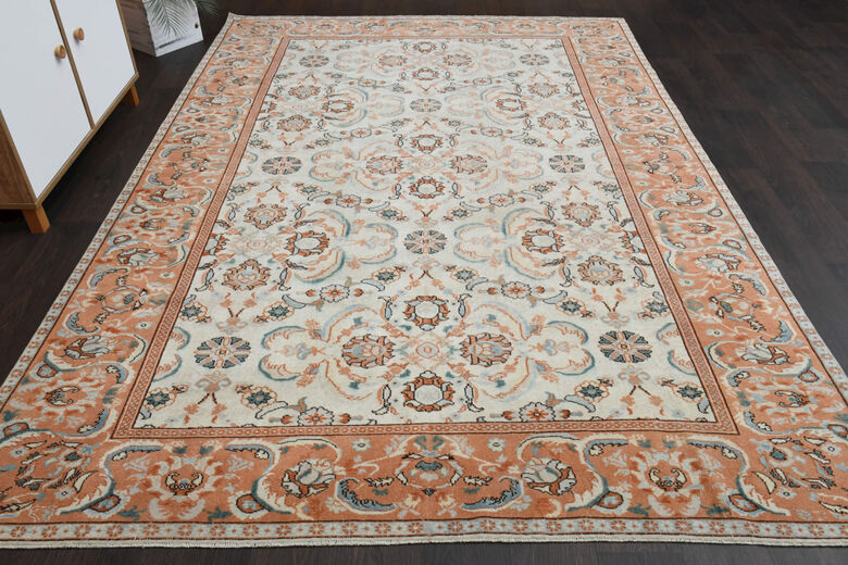 Genuine Hereke Vintage Area Rug