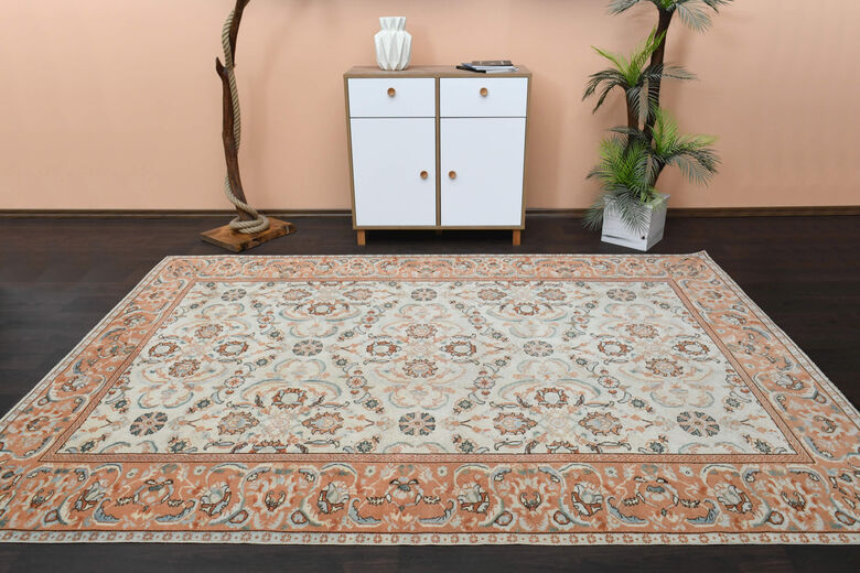 Genuine Hereke Vintage Area Rug