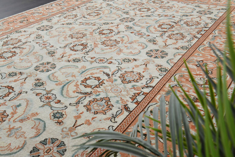 Genuine Hereke Vintage Area Rug