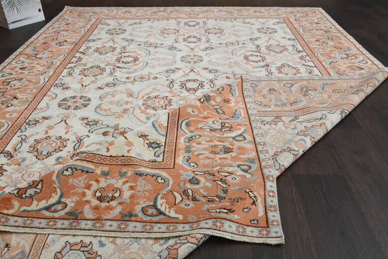 Genuine Hereke Vintage Area Rug