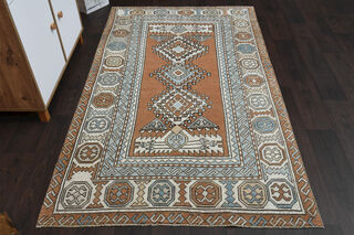 Handmade Vintage Area Rug - Thumbnail