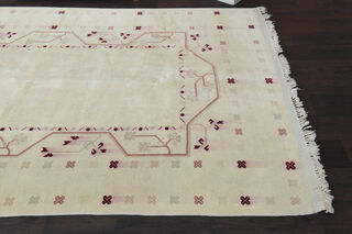 Handmade Vintage Neutral Rug - Thumbnail