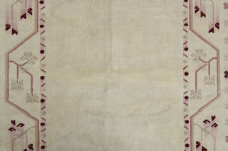 Handmade Vintage Neutral Rug - Thumbnail