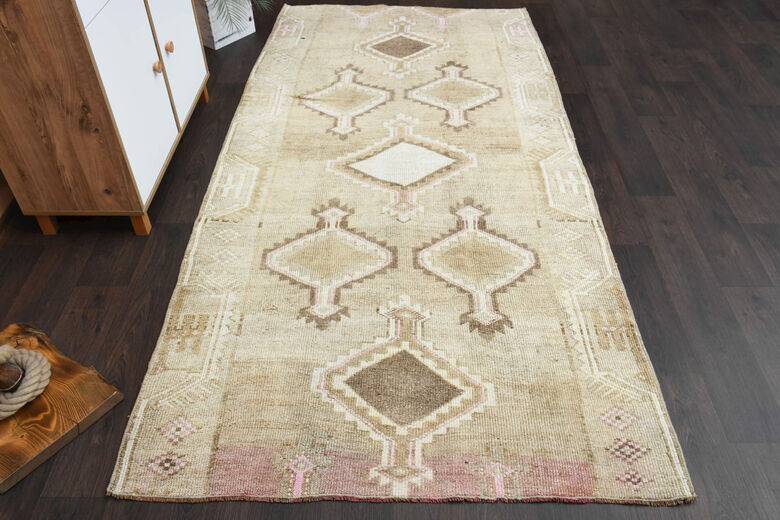 Handmade Vintage Large Area Rug