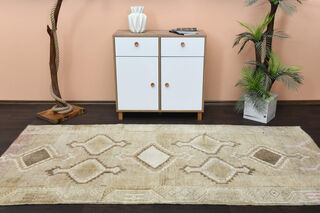 Handmade Vintage Large Area Rug - Thumbnail