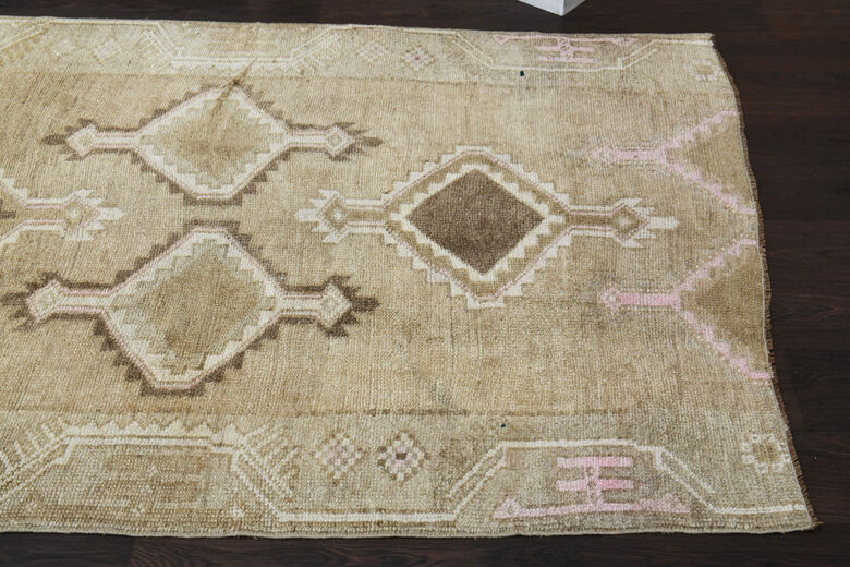 Handmade Vintage Large Area Rug