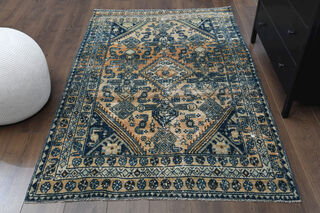 Handmade Vintage Area Rug - Thumbnail