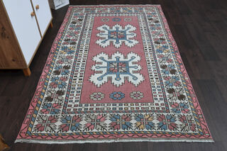 Handmade Vintage Area Rug - Thumbnail