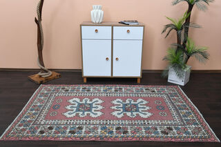 Handmade Vintage Area Rug - Thumbnail