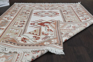 Handmade Vintage Area Rug - Thumbnail